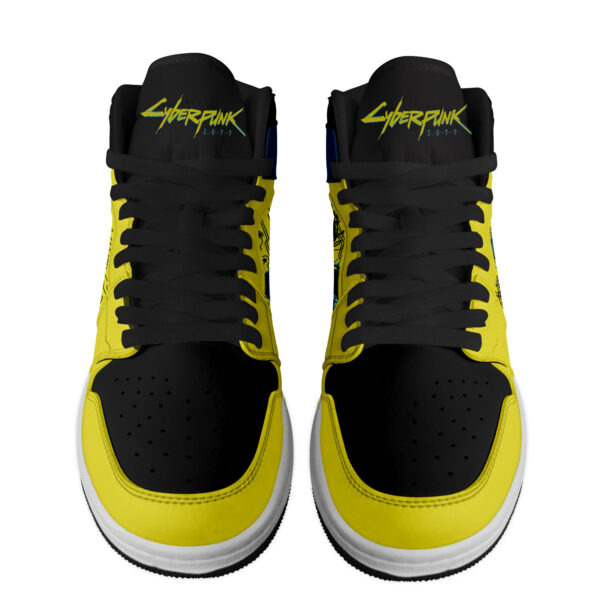 Tubopro Cyberpunk 2077 AJ1 High Sneakers Shoes For Men And Women - Image 2