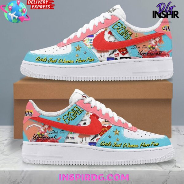 Tubopro Cyndi Lauper Air Low-Top Sneakers Shoes For Men And Women - Image 2