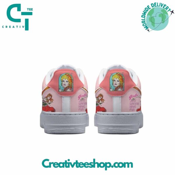 Tubopro Cyndi Lauper Air Low-Top Sneakers Shoes For Men And Women - Image 2
