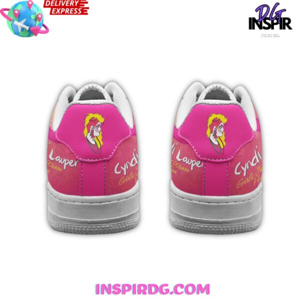 Tubopro Cyndi Lauper Air Low-Top Sneakers Shoes For Men And Women - Image 4