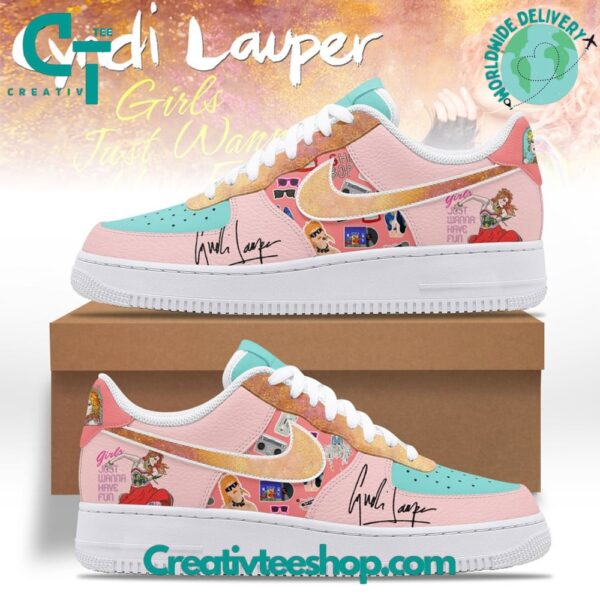Tubopro Cyndi Lauper Air Low-Top Sneakers Shoes For Men And Women