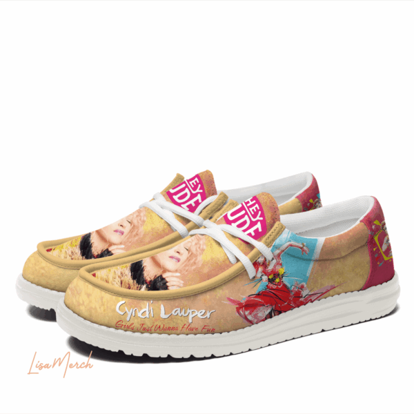 Tubopro Cyndi Lauper Hey Dude Shoes For Men And Women - Image 2