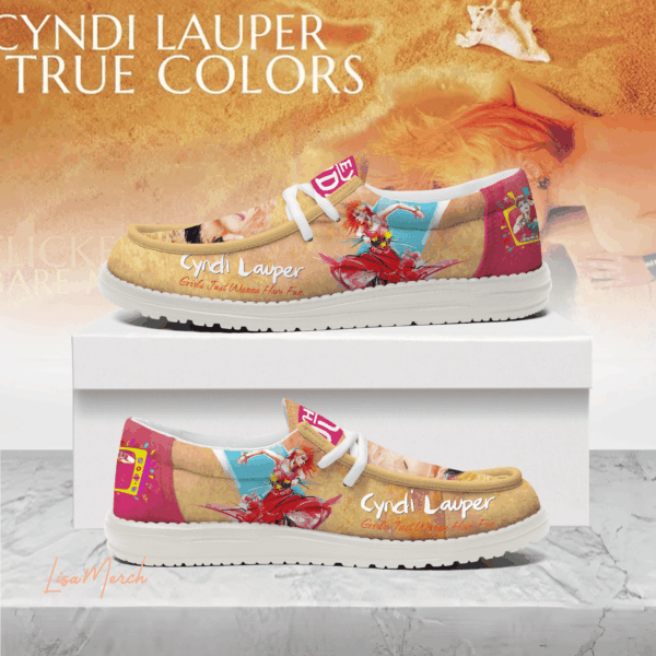 Tubopro Cyndi Lauper Hey Dude Shoes For Men And Women