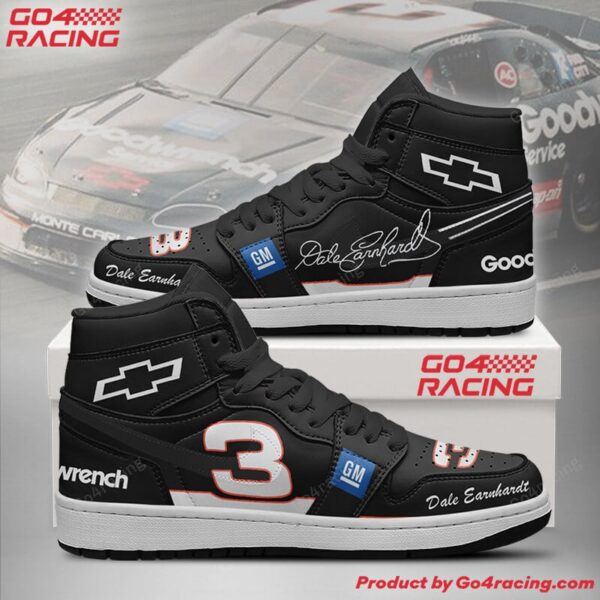 Tubopro Dale Earnhardt  Nascar AJ1 High Sneakers Shoes For Men And Women