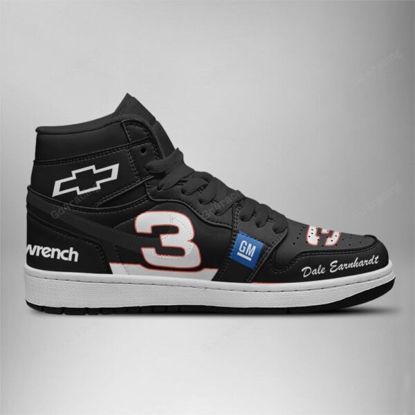 Tubopro Dale Earnhardt  Nascar AJ1 High Sneakers Shoes For Men And Women - Image 3