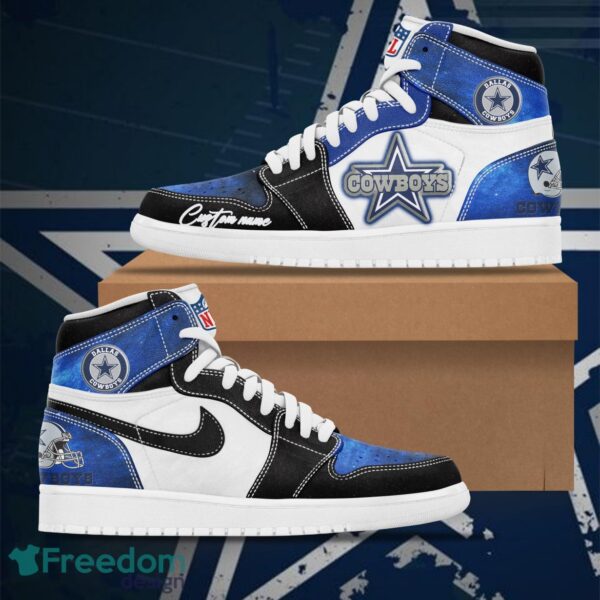 Tubopro Dallas Cowboy AJ1 High Sneakers Shoes For Men And Women