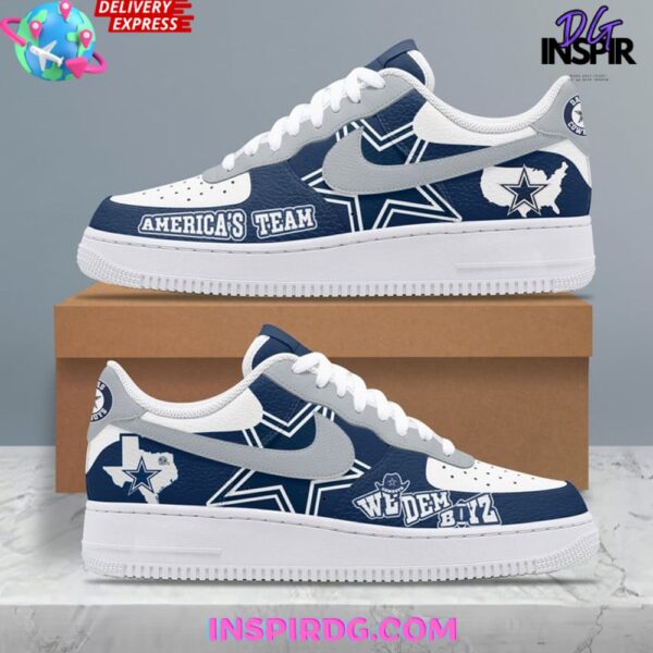 Tubopro Dallas Cowboys Air Low-Top Sneakers Shoes For Men And Women - Image 2