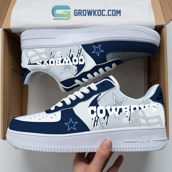 Tubopro Dallas Cowboys Air Low-Top Sneakers Shoes For Men And Women - Image 2