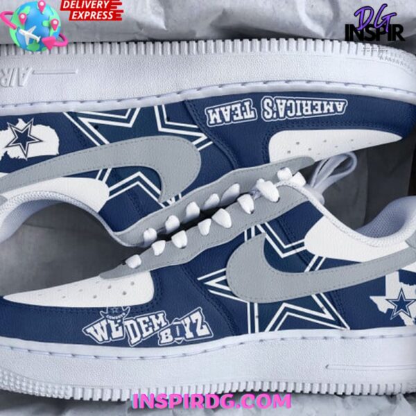 Tubopro Dallas Cowboys Air Low-Top Sneakers Shoes For Men And Women - Image 3