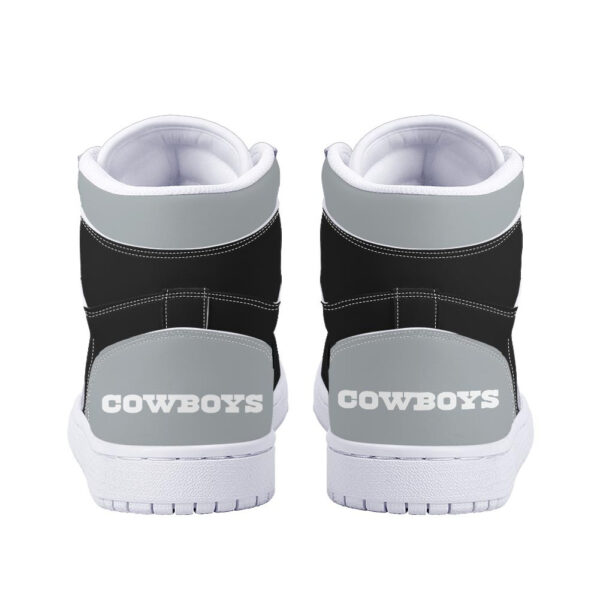 Tubopro Dallas Cowboys AJ1 High Sneakers Shoes For Men And Women - Image 4