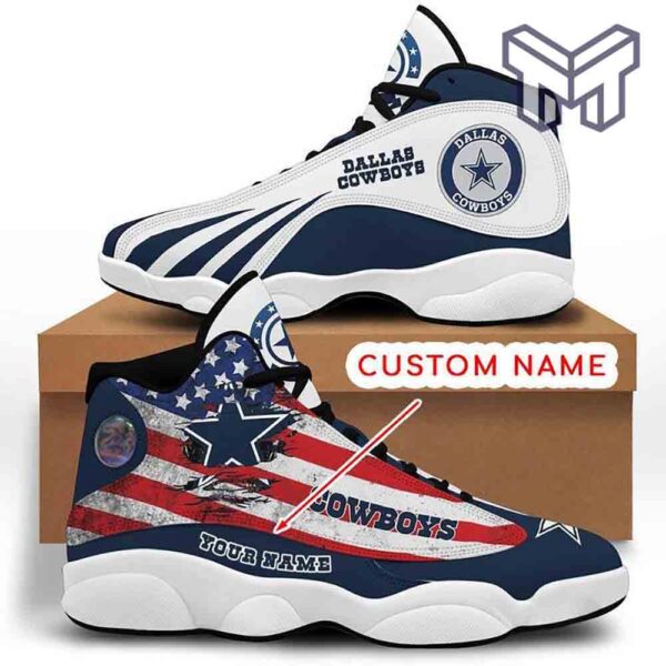 Tubopro Dallas Cowboys AJ13 Sneakers Shoes For Men And Women