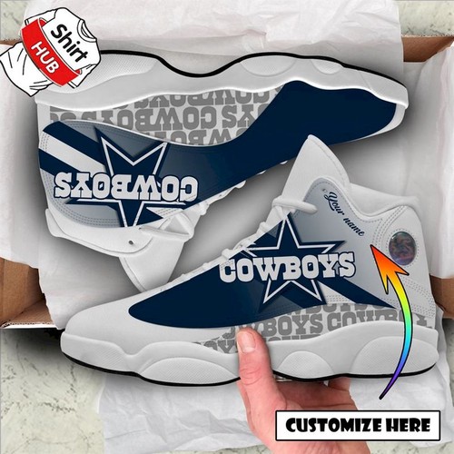 Tubopro Dallas Cowboys AJ13 Sneakers Shoes For Men And Women