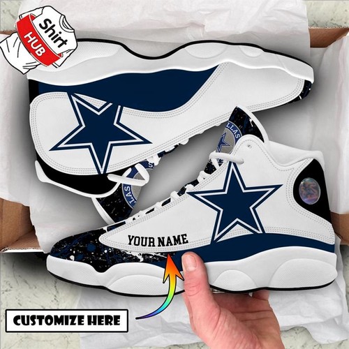 Tubopro Dallas Cowboys AJ13 Sneakers Shoes For Men And Women
