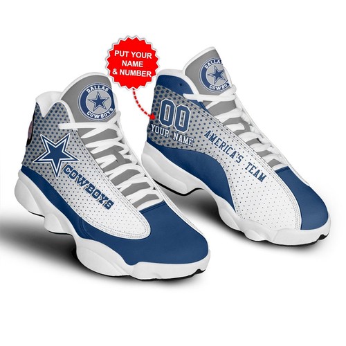 Tubopro Dallas Cowboys AJ13 Sneakers Shoes For Men And Women
