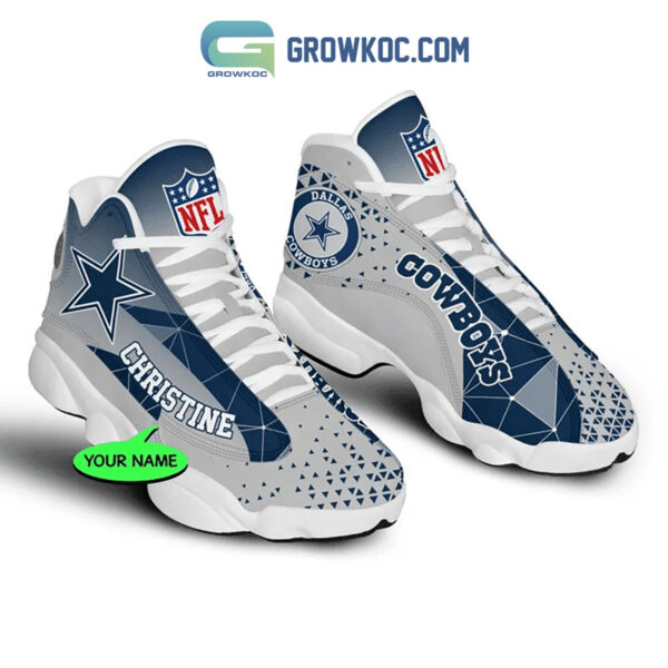 Tubopro Dallas Cowboys AJ13 Sneakers Shoes For Men And Women
