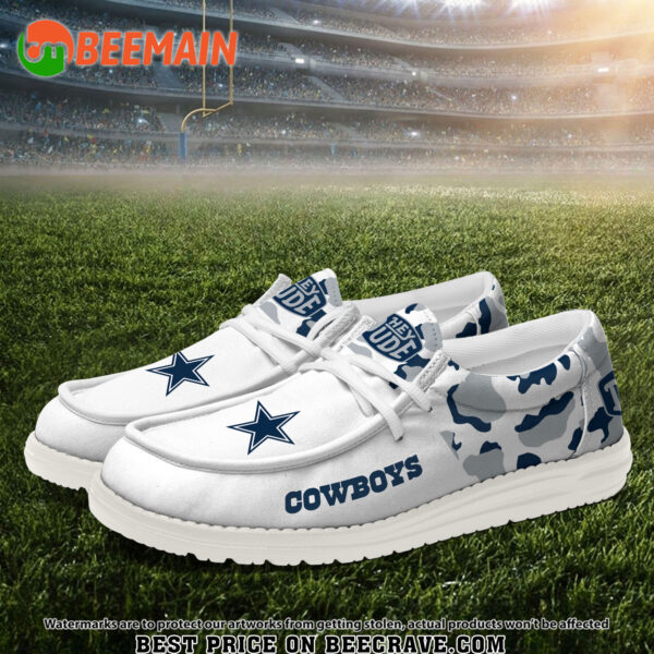 Tubopro Dallas Cowboys Hey Dude Shoes For Men And Women - Image 2