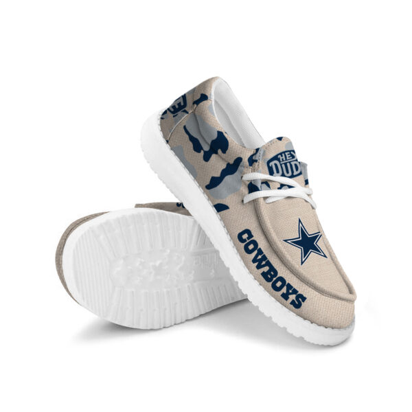 Tubopro Dallas Cowboys Hey Dude Shoes For Men And Women - Image 3