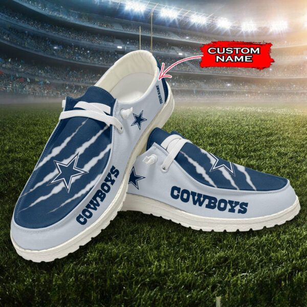 Tubopro Dallas Cowboys Hey Dude Shoes For Men And Women - Image 2