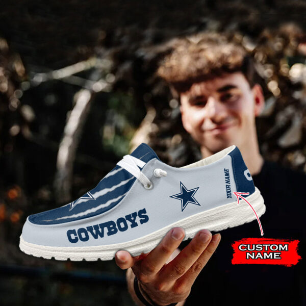 Tubopro Dallas Cowboys Hey Dude Shoes For Men And Women - Image 3