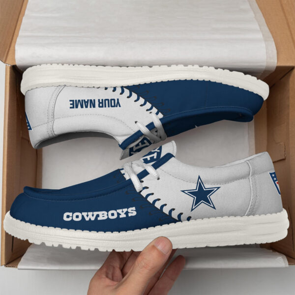 Tubopro Dallas Cowboys Hey Dude Shoes For Men And Women - Image 3