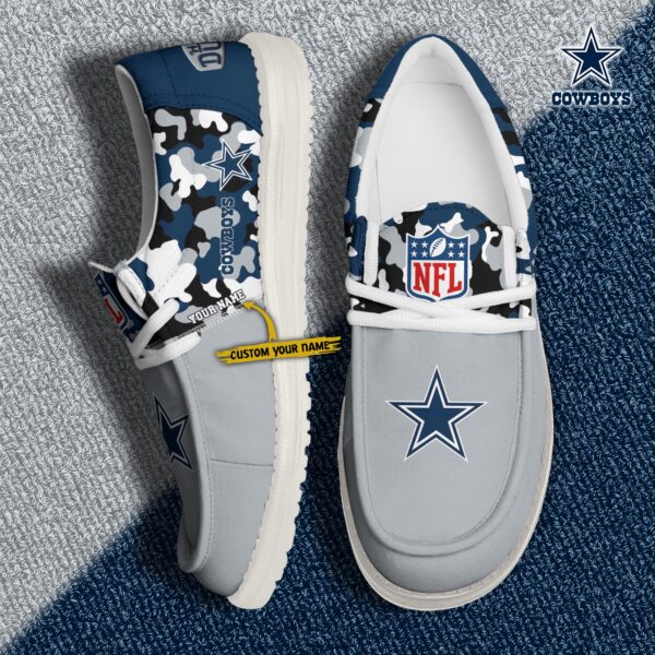 Tubopro Dallas Cowboys Hey Dude Shoes For Men And Women - Image 2