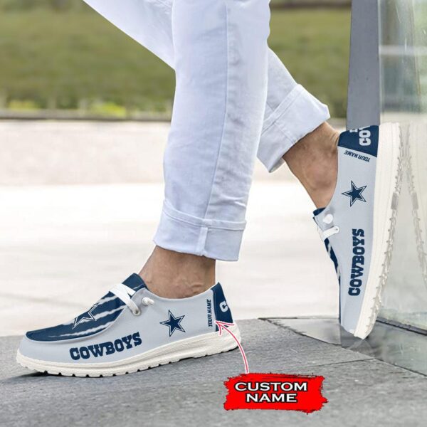 Tubopro Dallas Cowboys Hey Dude Shoes For Men And Women - Image 5