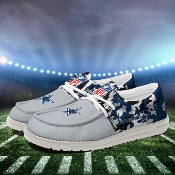 Tubopro Dallas Cowboys Hey Dude Shoes For Men And Women - Image 4