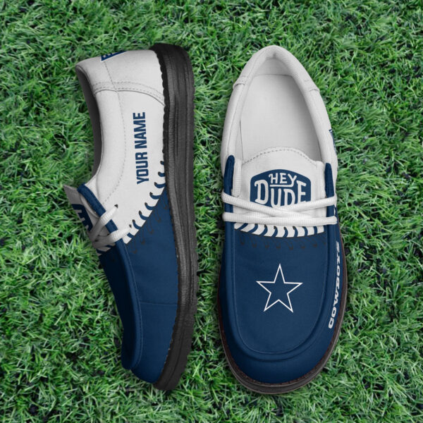 Tubopro Dallas Cowboys Hey Dude Shoes For Men And Women - Image 2