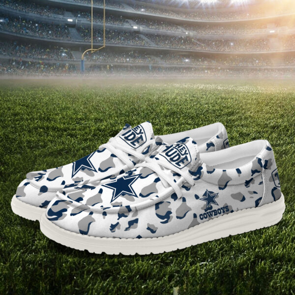 Tubopro Dallas Cowboys Hey Dude Shoes For Men And Women Ver2 - Image 3
