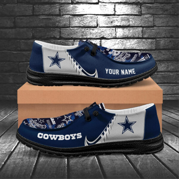 Tubopro Dallas Cowboys Hey Dude Shoes For Men And Women - Image 6