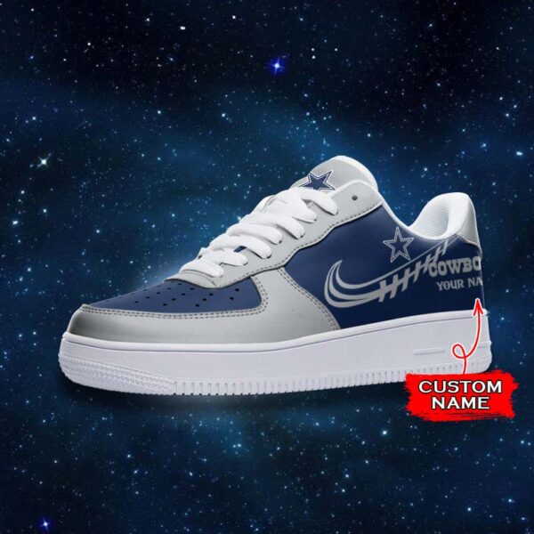 Tubopro Dallas Cowboys NFL Air Low-Top Sneakers Shoes For Men And Women - Image 2
