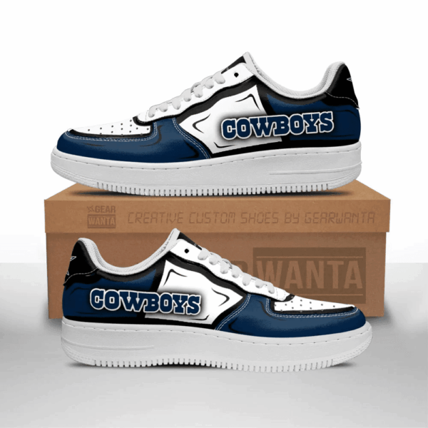 Tubopro Dallas Cowboys NFL Air Low-Top Sneakers Shoes For Men And Women