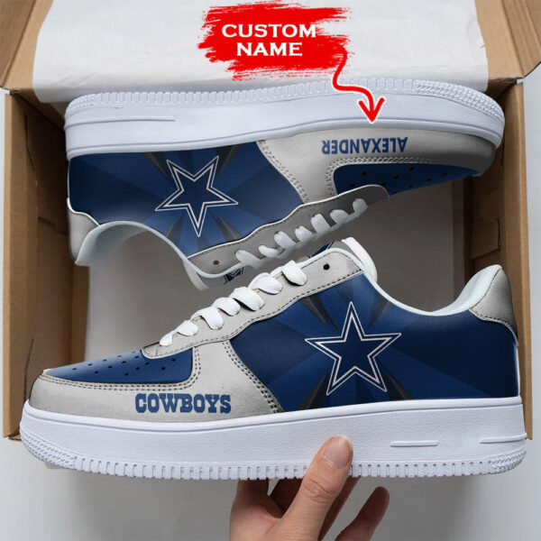 Tubopro Dallas Cowboys NFL Air Low-Top Sneakers Shoes For Men And Women