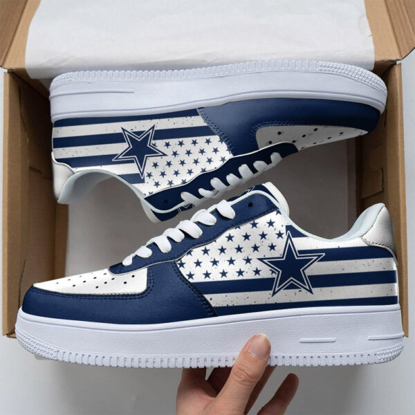 Tubopro Dallas Cowboys NFL Air Low-Top Sneakers Shoes For Men And Women
