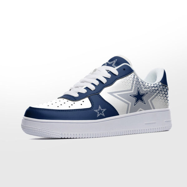 Tubopro Dallas Cowboys NFL Air Low-Top Sneakers Shoes For Men And Women - Image 2