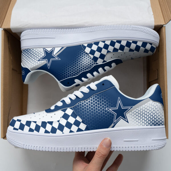 Tubopro Dallas Cowboys NFL Air Low-Top Sneakers Shoes For Men And Women