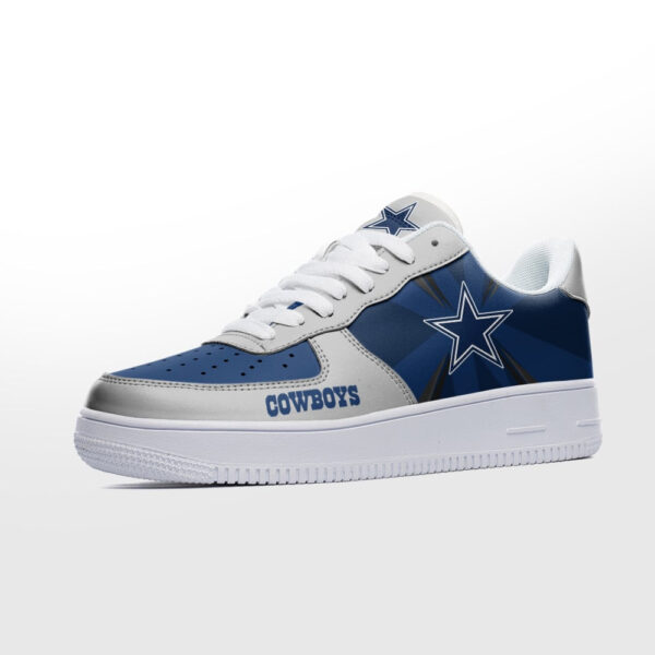 Tubopro Dallas Cowboys NFL Air Low-Top Sneakers Shoes For Men And Women - Image 2
