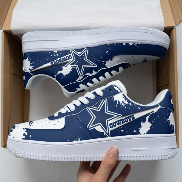 Tubopro Dallas Cowboys NFL Air Low-Top Sneakers Shoes For Men And Women