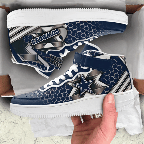 Tubopro Dallas Cowboys NFL Air Low-Top Sneakers Shoes For Men And Women - Image 2