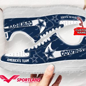 Tubopro Dallas Cowboys NFL Air Low-Top Sneakers Shoes For Men And Women