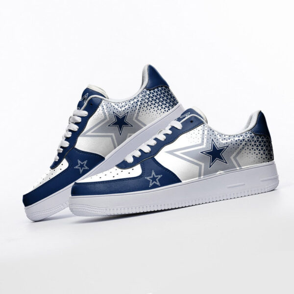 Tubopro Dallas Cowboys NFL Air Low-Top Sneakers Shoes For Men And Women - Image 3