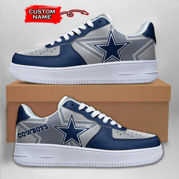 Tubopro Dallas Cowboys NFL Air Low-Top Sneakers Shoes For Men And Women