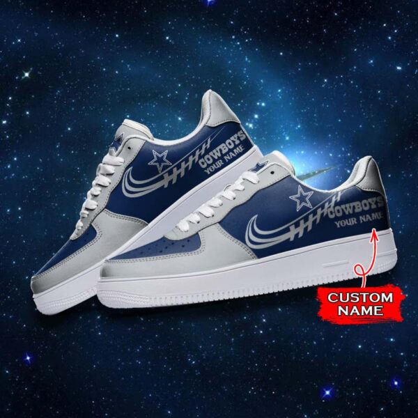 Tubopro Dallas Cowboys NFL Air Low-Top Sneakers Shoes For Men And Women - Image 3