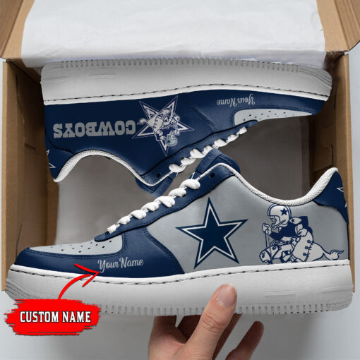 Tubopro Dallas Cowboys NFL Air Low-Top Sneakers Shoes For Men And Women