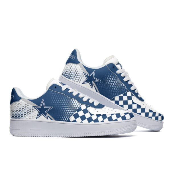 Tubopro Dallas Cowboys NFL Air Low-Top Sneakers Shoes For Men And Women - Image 2
