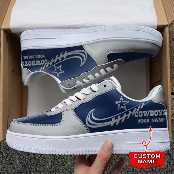Tubopro Dallas Cowboys NFL Air Low-Top Sneakers Shoes For Men And Women