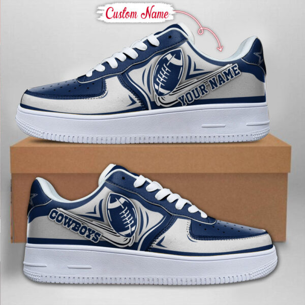 Tubopro Dallas Cowboys NFL Air Low-Top Sneakers Shoes For Men And Women - Image 2