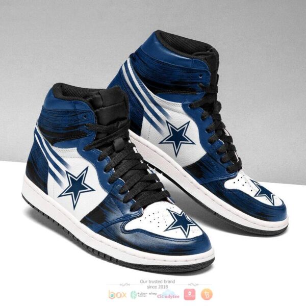 Tubopro Dallas Cowboys NFL AJ1 High Sneakers Shoes For Men And Women