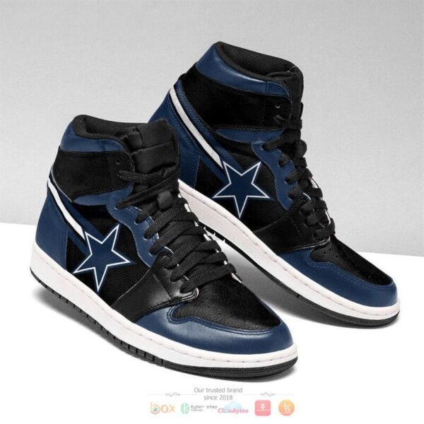 Tubopro Dallas Cowboys NFL AJ1 High Sneakers Shoes For Men And Women