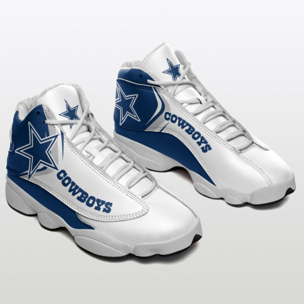 Tubopro Dallas Cowboys NFL AJ13 Sneakers Shoes For Men And Women - Image 2